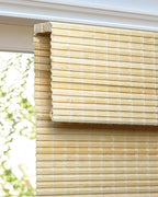 LazBlinds Cordless Bamboo Roman Shades, Custom Privacy Light Blocking Window - Image 2