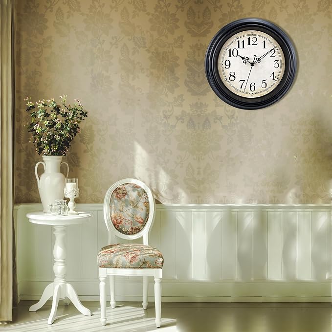 Plumeet Small Retro Wall Clock - Image 8