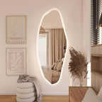 Led Mirror Full Length, Frameless Long Mirrors by TheiaMo