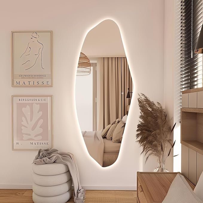 Led Mirror Full Length, Frameless Long Mirrors by TheiaMo