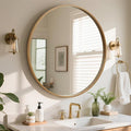 WallBeyond Round Wood Mirror by WallBeyond