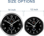 HITO 14 Inch Silent Wall Clock Battery Operated, Large Wall Clock - Image 3