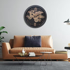 CLXEAST 24 Inch Moving Gear Wall Clock - Image 7