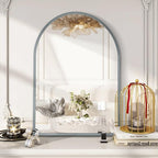 Arch Bathroom Mirror, Metal Frame Vanity Mirror, Dresser Mirror, Arch - Image 4