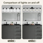 Crystal Bathroom Light Fixtures, Bathroom Lighting Fixtures Over Mirror - Image 7
