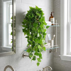 CEWOR 2pcs Fake Hanging Plants for Room Decor, 3.6ft Artificial Ivy Pothos Vine - Image 4