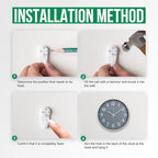 Wall Clock Modern Simple Quartz Decorative Clock Non-Ticking Silent Battery - Image 9