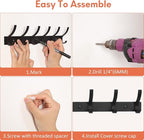Optish Coat Rack Wall Mount, Wall Hooks - Image 4