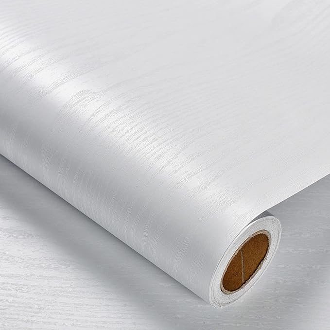 Heroad Peel and Stick Wallpaper 17.5" x 393" Wood Contact Paper Wood Wallpaper by HeroadBrand