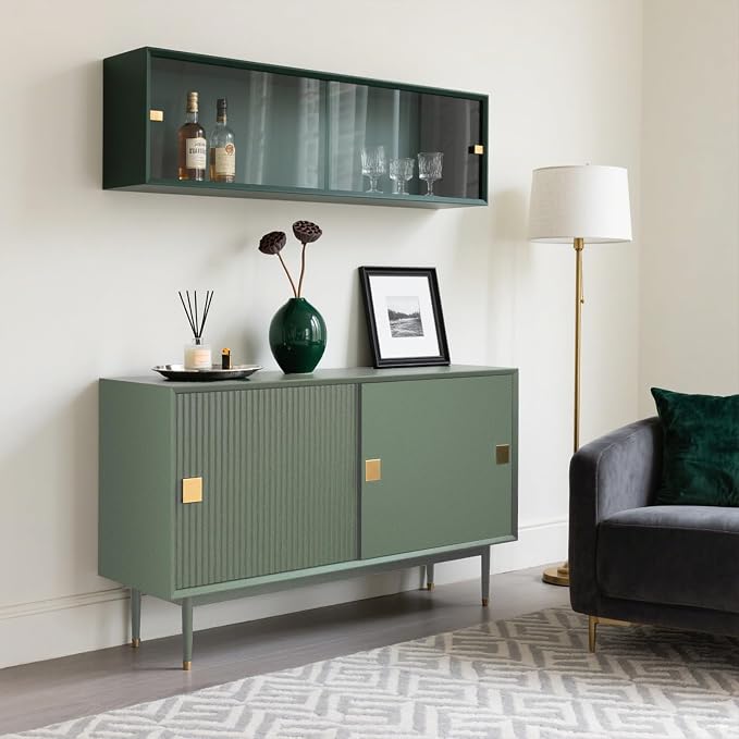 Yancorp 16"x394" Matte Sage Green Peel and Stick Wallpaper Removable Contact - Image 3