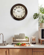 Vintage Wall Clock 13 Inch Quartz Silent Non-Ticking Analog Clock - Image 9