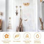 MOROBOR Flower Decorative Wall Hooks - Image 3