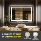 LOAAO 40"x28" LED Bathroom Mirror - Image 6