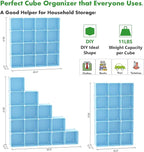 C&AHOME Cube Storage Organizer, 16-Cube Shelves Units, Plastic Storage Cubes - Image 2