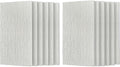 3D Faux Stone Wall Panels, Lightweight & Waterproof Accent Marble Flowing Stone by Gahowlen