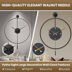 Large Modern Wall Clock, Wall Clocks - Image 5