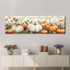 Pumpkin Canvas Wall Art Fall Picture Botanical Wall Decor - Image 5