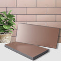 AULIGET 20-Piece Copper Peel and Stick Backsplash Metal Tile, Laundry Room by AULIGET