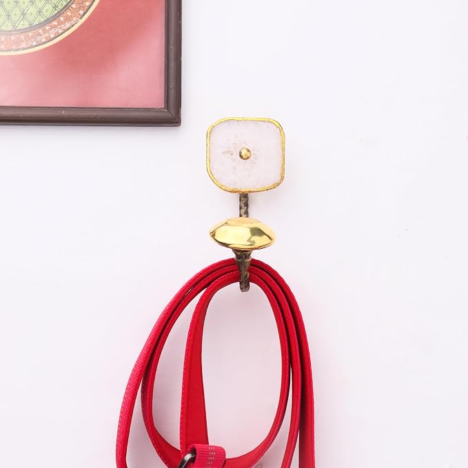Indian Shelf Pack of 12 Stone Vintage Wall Hooks - Image 3