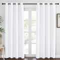 NICETOWN White Room Darkening Bedroom Curtain 84 inches Length by NICETOWN