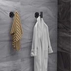 Towel Hooks Bathroom Coat Robe Wall Hook Heavy Duty Door Hanger Towel Robe - Image 5