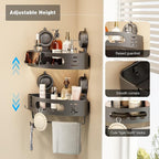 Voldra Corner Shower Caddy Suction Cup, Aluminum Corner Shower Shelves - Image 3