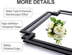 32" x 47" Large Wall Mirror for Living Room Decor, Horizontal/Vertical Hanging - Image 3