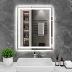 30x24 Inch LED Bathroom Mirror by Wedhouc
