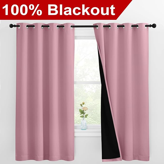 NICETOWN 100% Blackout Curtains - Image 2