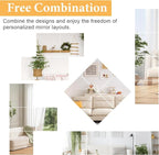 18x18 in Acrylic Mirror Sheet for Wall, 2.5mm Thick Unbreakable Non Glass Body - Image 6