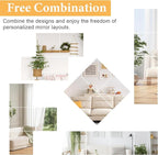 20x20 in Acrylic Mirror Sheet for Wall, 2.5mm Thick Unbreakable Non Glass Body - Image 5