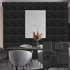 Heikki 30 Pack 3D Wall Panel for Interior Wall Décor, PVC Flower Textured Wall by YourBestChoices