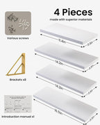 BAYKA Wall Shelves for Bedroom Decor, Floating Wall Shelf for Living Room - Image 7