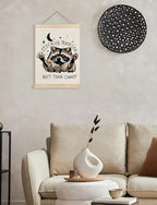 Foritho Funny Motivational Raccoon Poster Wall Art Framed, Gifts - Image 4