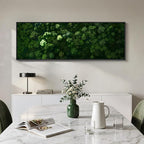 Large Framed Green Forest Wall Art - Image 8