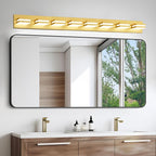 IZORRO LED Modern Bathroom Lights Fixtures, Brushed Glod Acrylic Wall Lighting - Image 6