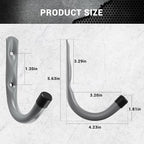 HOME MASTER HARDWARE 12 Pack 4-Inch Heavy Duty Garage Storage Wall Hooks - Image 2