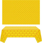 Chuangdi 2pcs 4.5 x 9 Feet Brick Wallpaper Peel and Stick Backdrop Tablecloth by Chuangdi
