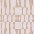 Tempaper Beige Textured Faux Grasscloth Geo Removable Peel and Stick Wallpaper by TempaperCo