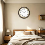 Yoiolclc Wall Clock Battery Operated Silent Non-Ticking Vintage Wall Clocks - Image 4