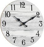 KECYET Wall Clock Battery Operated 14 Inch Large Gray Silent Non Ticking - Image 3