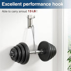 pickpiff Wall Hooks for Coat and Towel: 13LB Strong Adhesive Door Hanger Stick - Image 3