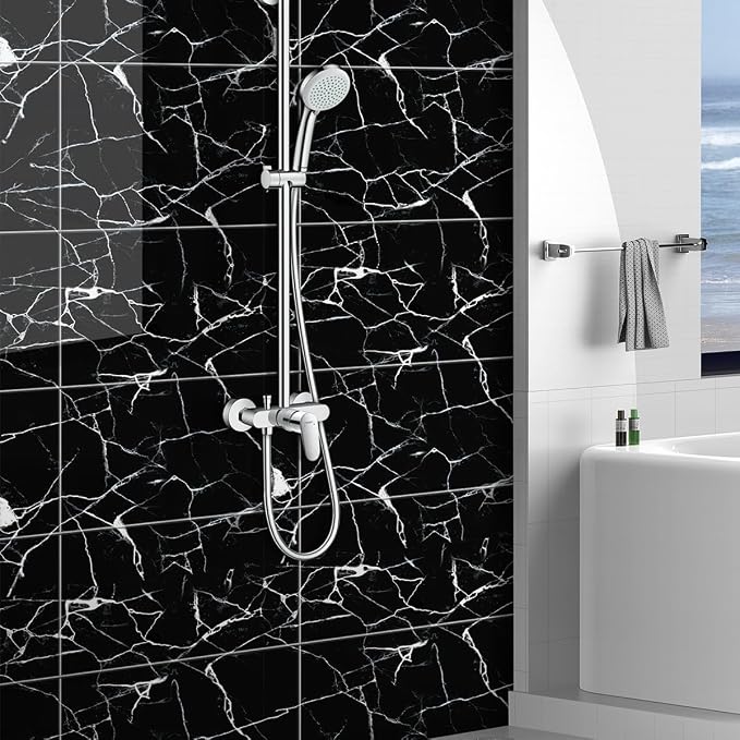 Chejiaye 10pcs Marble Peel and Stick Waterproof Wall Panels, Heat-Resistant - Image 9