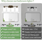MOKATNG 4-Light Bathroom Light Fixtures, Vanity Light - Image 2