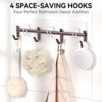 YASONIC Shower Caddy, 6 Pack Large Capacity shower Organizer - Image 4