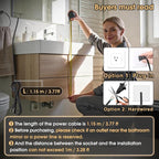 16x24 LED Bathroom Mirror with Lights Irregular, Lighted Bathroom Vanity Mirror - Image 8