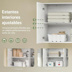 Haotian Wall Cabinet for Laundry Room, Wall Storage Medicine Cabinet for - Image 7