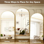 GLSLAND-77 x38 Arched Full Length Mirror - Image 9