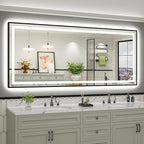 88x38 Inch LED Bathroom Mirror by Briivuemodernmirrors