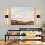 KARTOOSH 28.3 Inch Battery Operated Wall Sconces 3000K Warm White LED Wall - Image 4